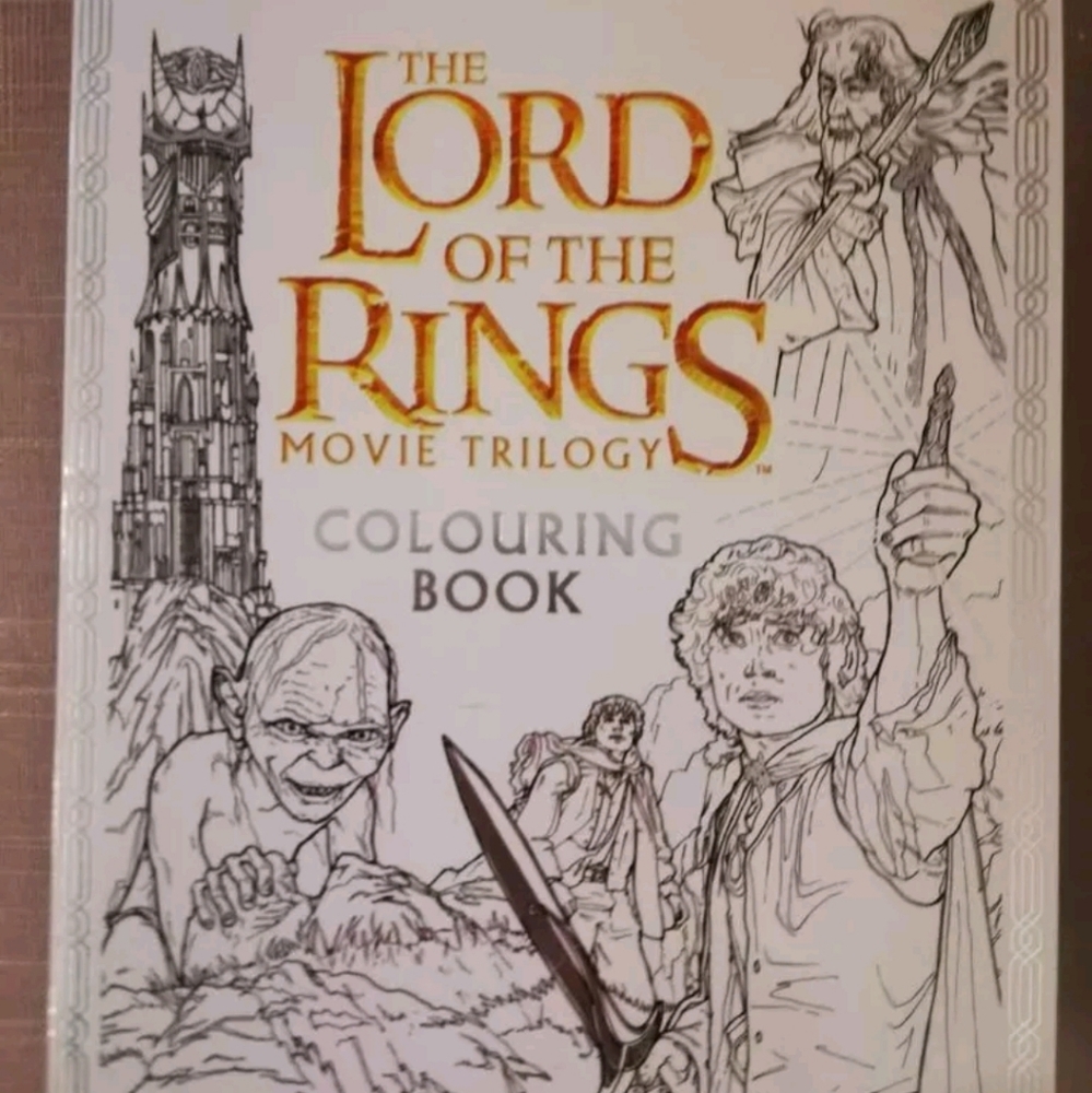 Lord of the Rings Adult Colouring Book